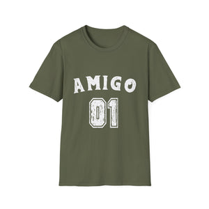 Amigo 01 Tee – Vintage Friend Number Football Shirt