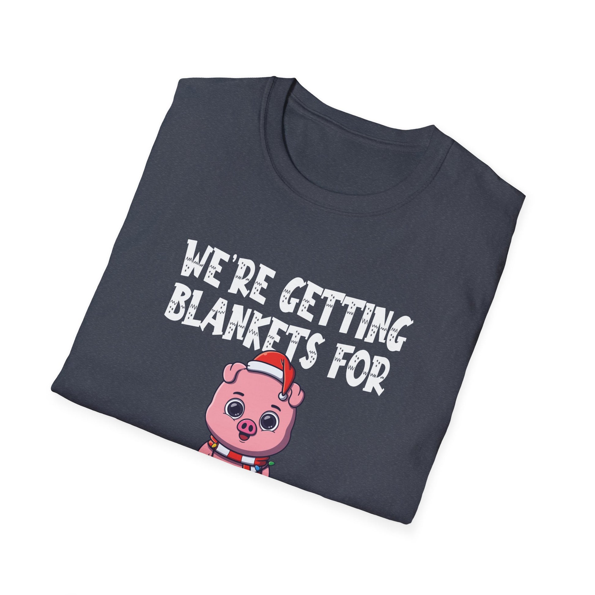 Funny Festive Pigs in Blankets Christmas Unisex T-Shirt
