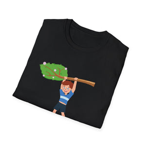 That Log Had a Child! T-Shirt — Funny Strongman Lumberjack Fitness Tee