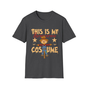 This Is My Scarecrow Costume T-Shirt — Cute Halloween Scarecrow Graphic Tee
