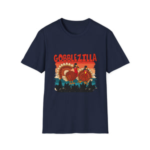 Gobblezilla Turkey T-Shirt — Funny Thanksgiving Graphic Tee
