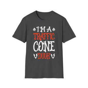 I'm a Traffic Cone Halloween Traffic Cone Unisex Softstyle T-Shirt