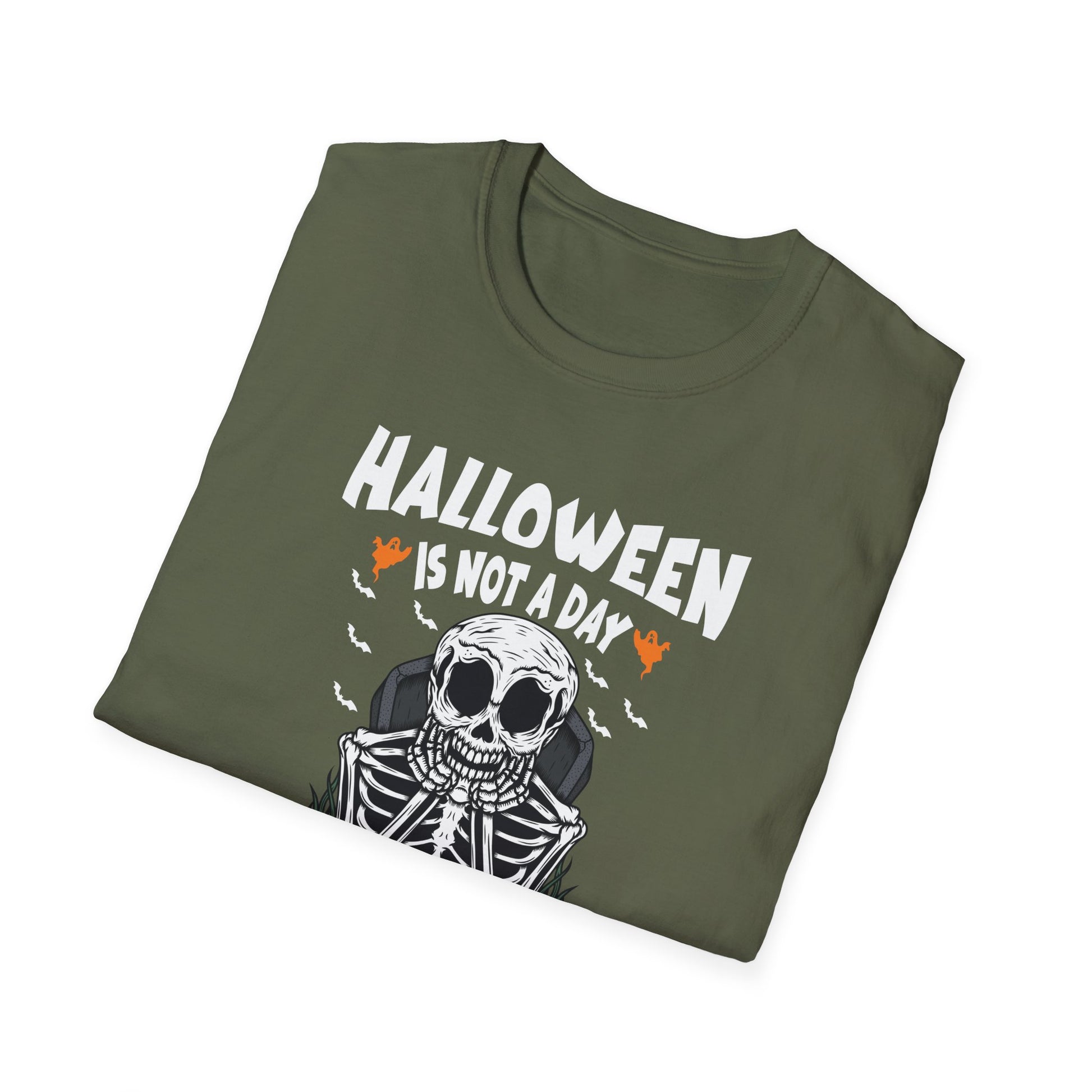 Halloween Is Not A Day It's A Lifestyle T-Shirt — Skeleton Halloween Tee