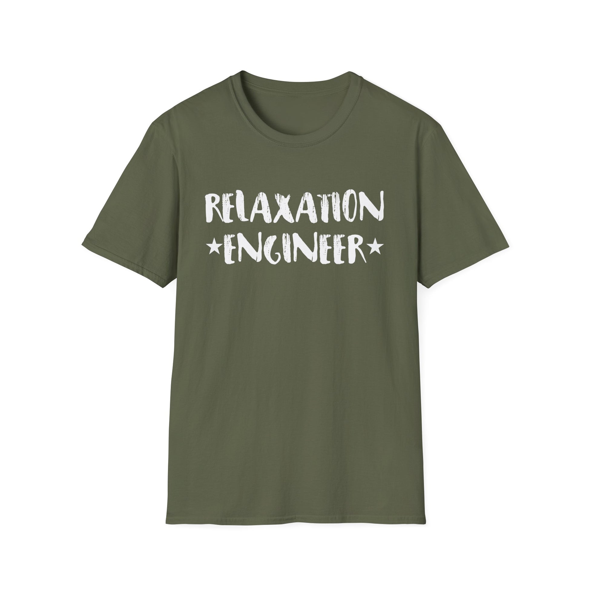 Relaxation Engineer T-Shirt — Funny Spa & Self-Care Shirt for Massage Therapists