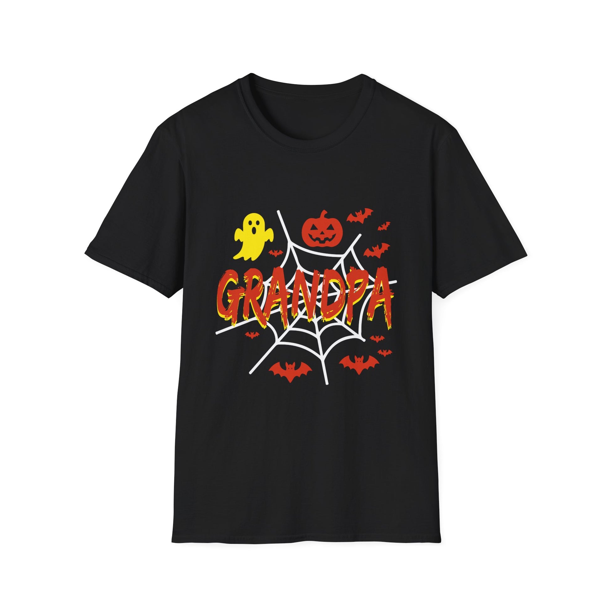 Grandpa Halloween Costume Family Matching Halloween Tee Unisex Softstyle T-Shirt