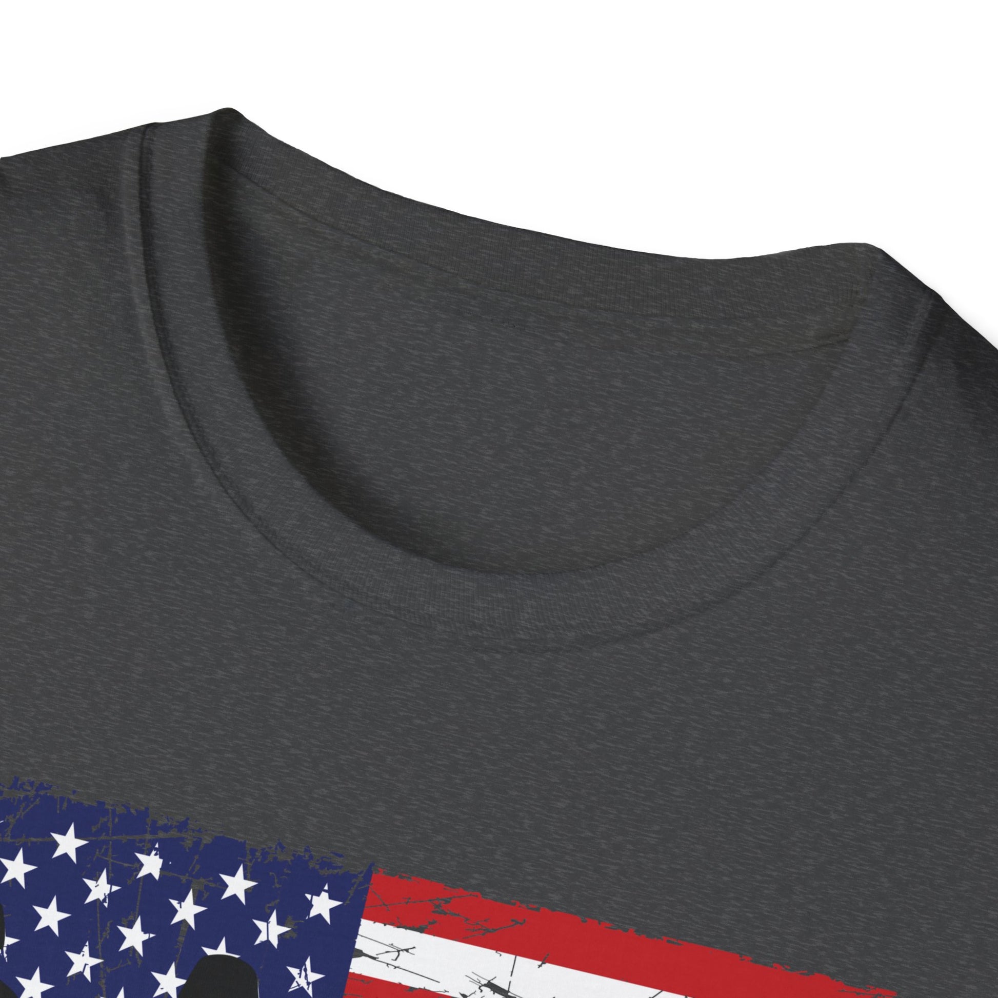 T-Shirt - "Freedom Isn't Free" American Flag Military Silhouette Tee