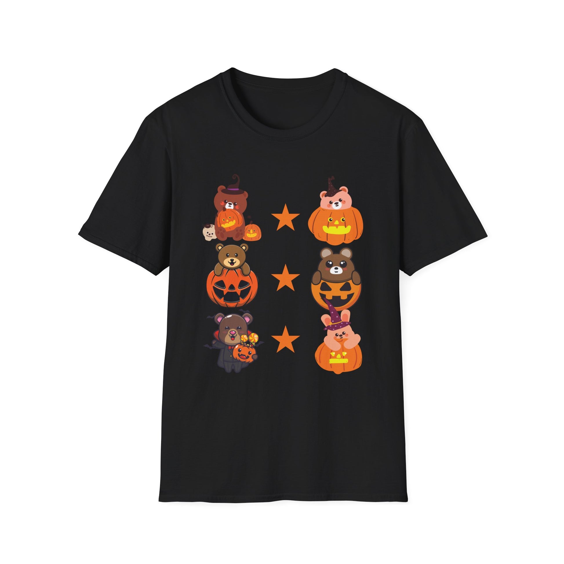 Baseball Player Halloween Spooky Baseball Lover HalloweenUnisex Softstyle T-Shirt