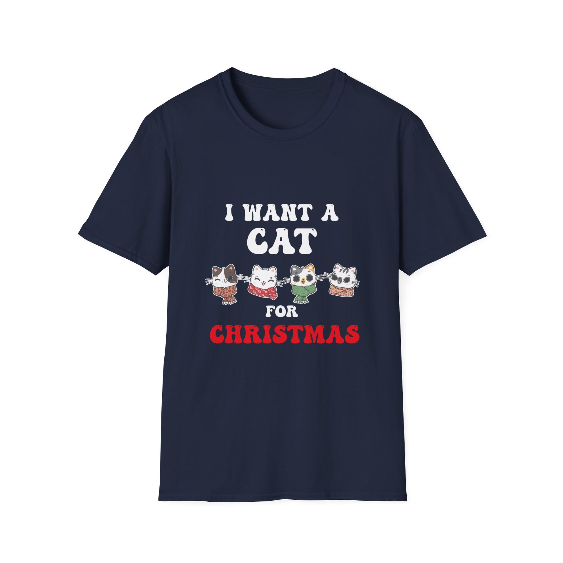 Christmas Cat Cats For All Christmas Cats Unisex T-Shirt