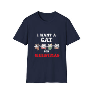 Christmas Cat Cats For All Christmas Cats Unisex T-Shirt