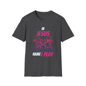 BoredKoalas Jesus Name I Play Drums Unisex T-Shirt