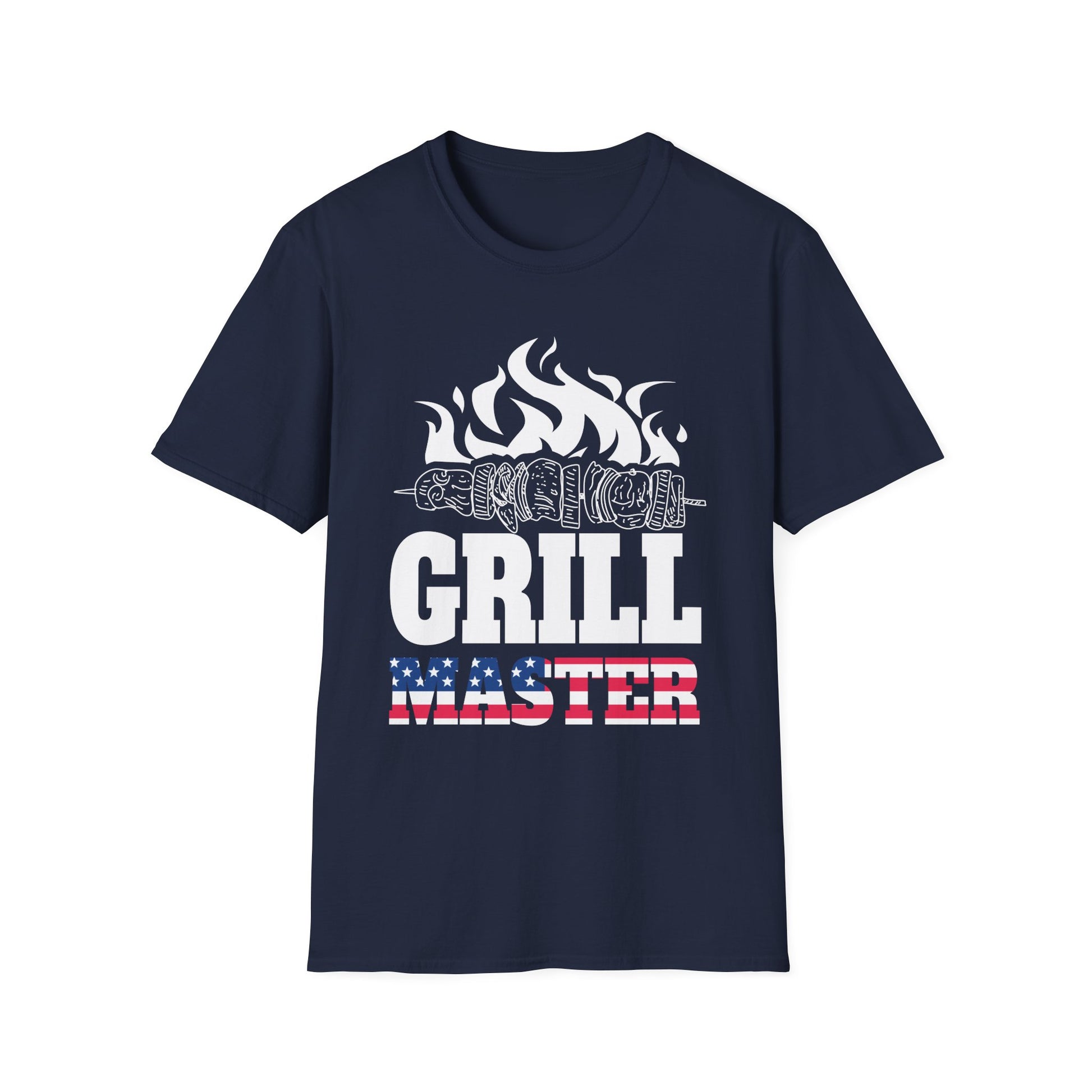 Grill Master T‑Shirt — Patriotic BBQ Grillmaster Tee