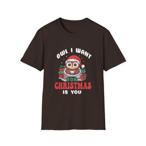 Christmas Owl T-Shirt — 