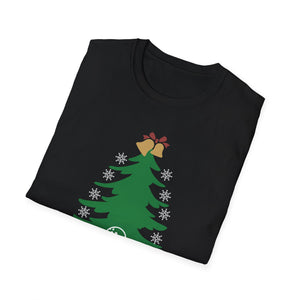 Golf Christmas Tree T-Shirt — Holiday Golfers Funny Golf Ornament Tee
