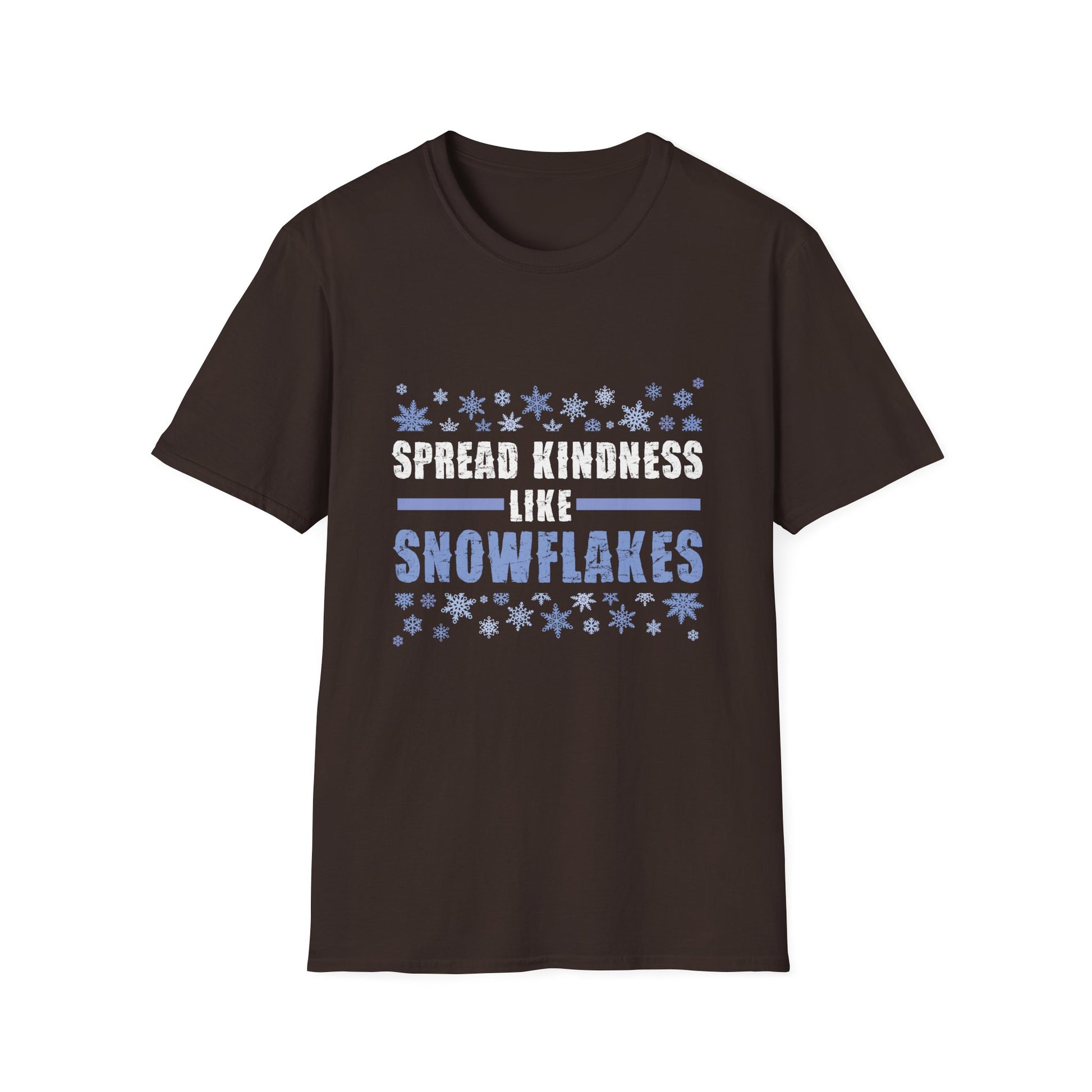 Xmas Themed Spread Kindness Like Snowflakes Merry Christmas T-Shirt
