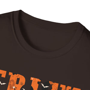 Trick or Teach Halloween T-Shirt — Cute Ghost & Pumpkin Teacher Tee