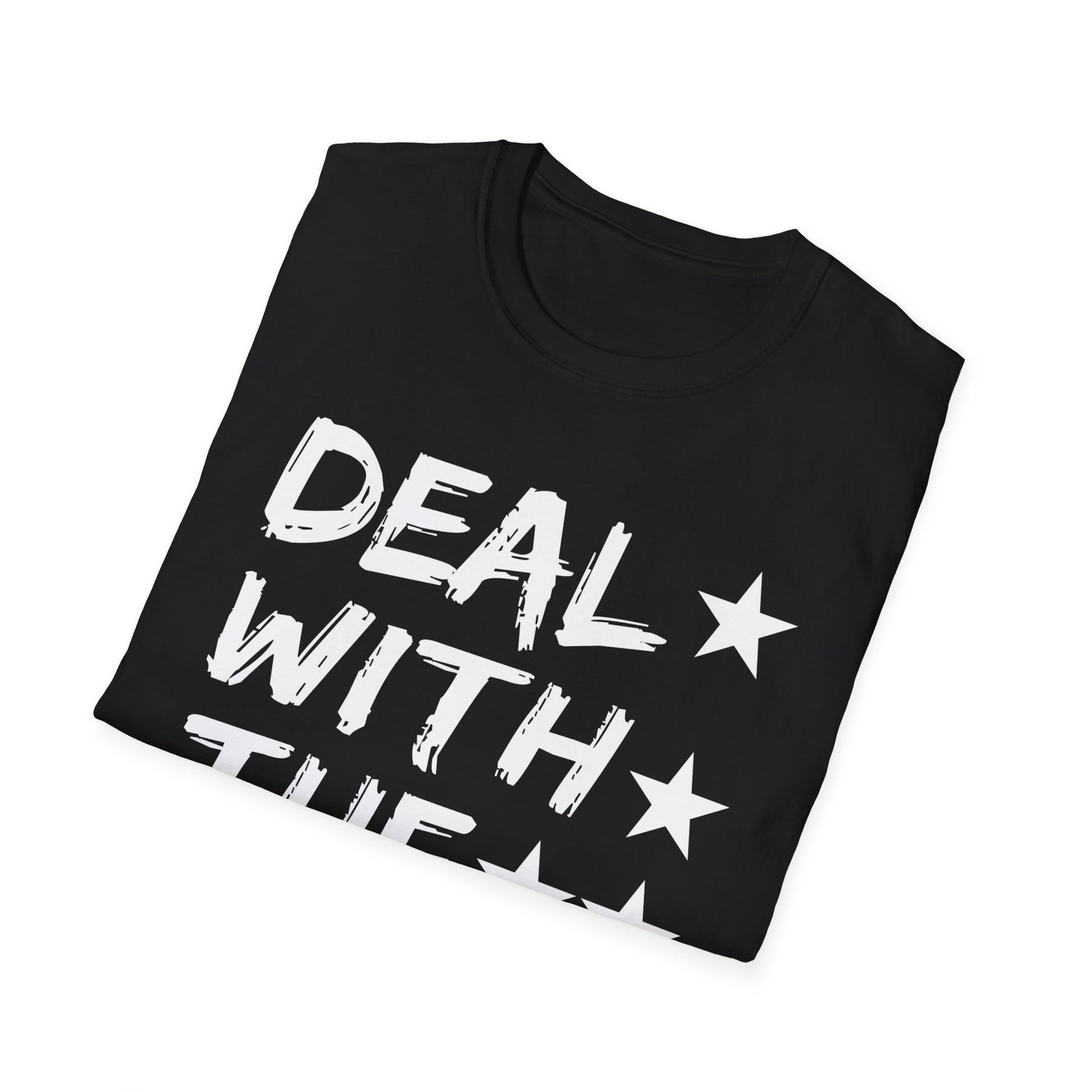 Halloween Devil tee _ Halloween Deal with the Devil Tee   Unisex Softstyle T-Shirt