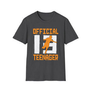 Soccer 13 Year Old Birthday Boy Shirt Official Teenager Unisex T-Shirt