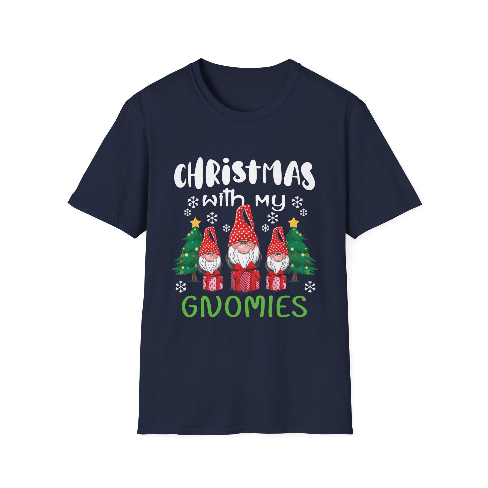 Christmas With My Gnomies T-Shirt — Cute Holiday Gnome Tee