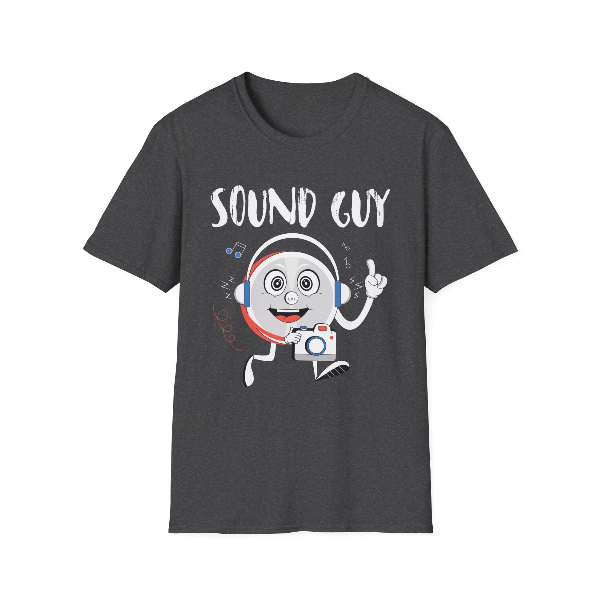 Sound Guy T-Shirt — Funny Audio Engineer Tee with Headphones & Mixer