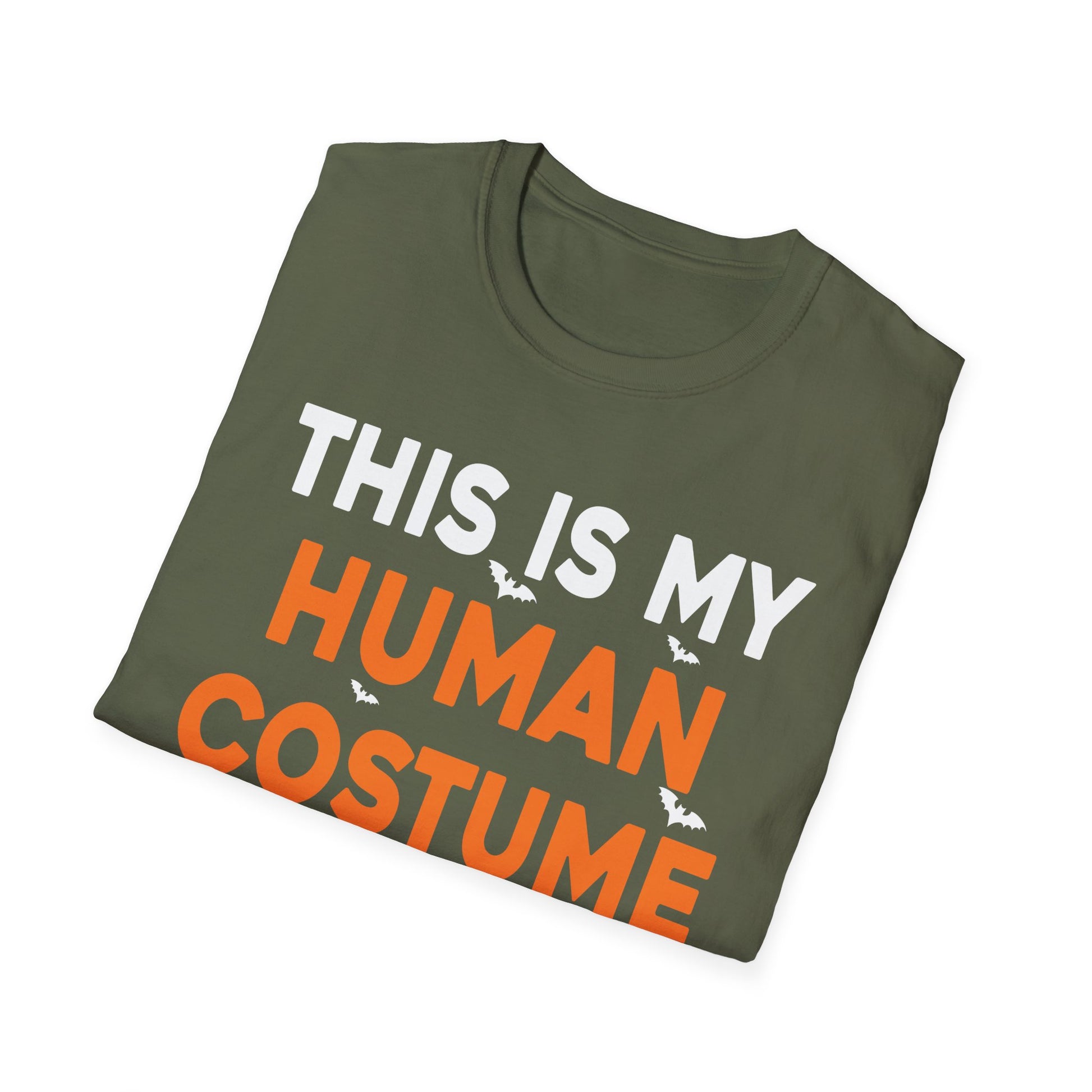 NPC Halloween T-Shirt – "This Is My Human Costume I'm Really A NPC" Funny Gamer Tee