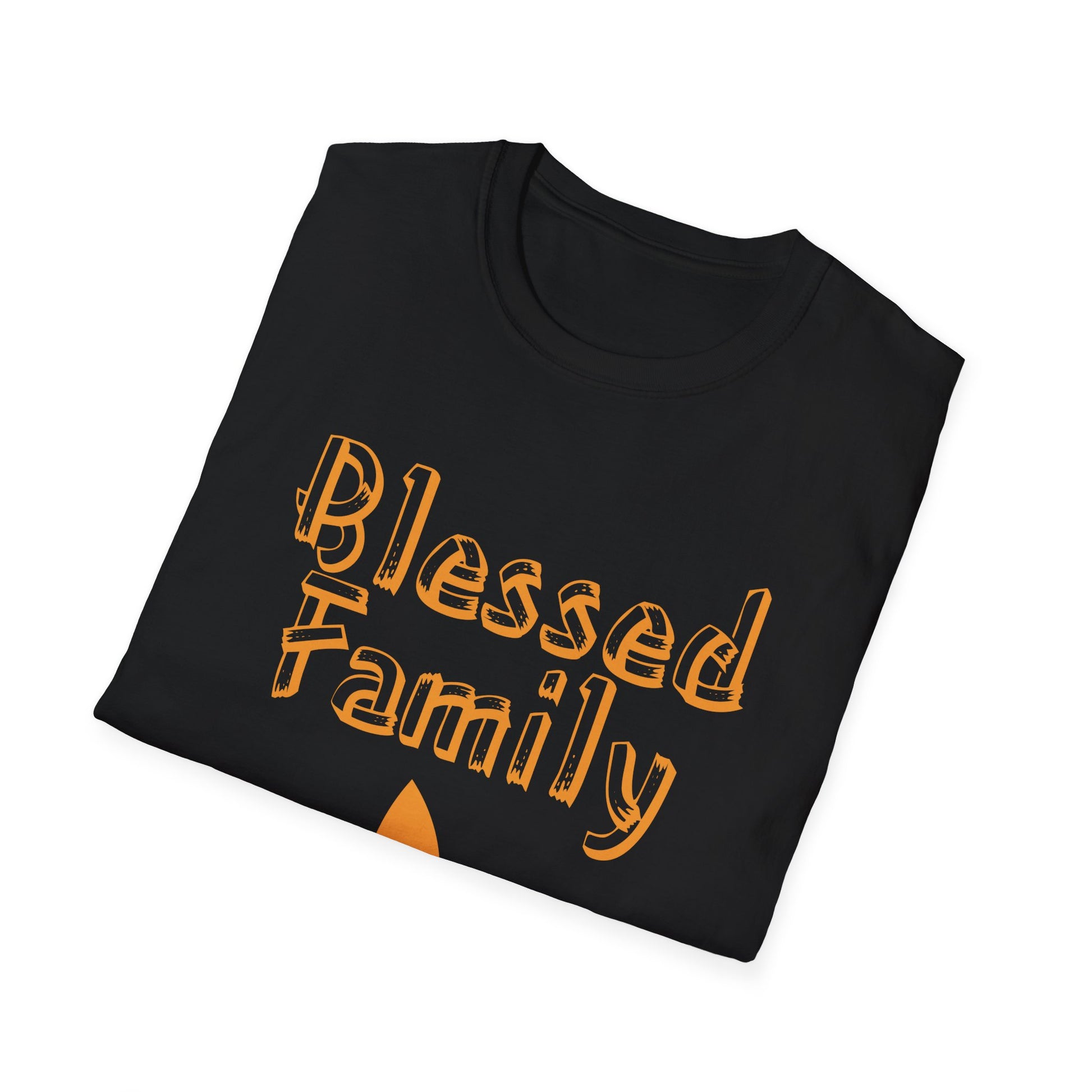 Blessed Family T-Shirt — Fall Leaf Family Tee  Unisex T-Shirt