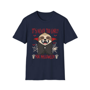 Sloth Vampire Halloween T-Shirt – 