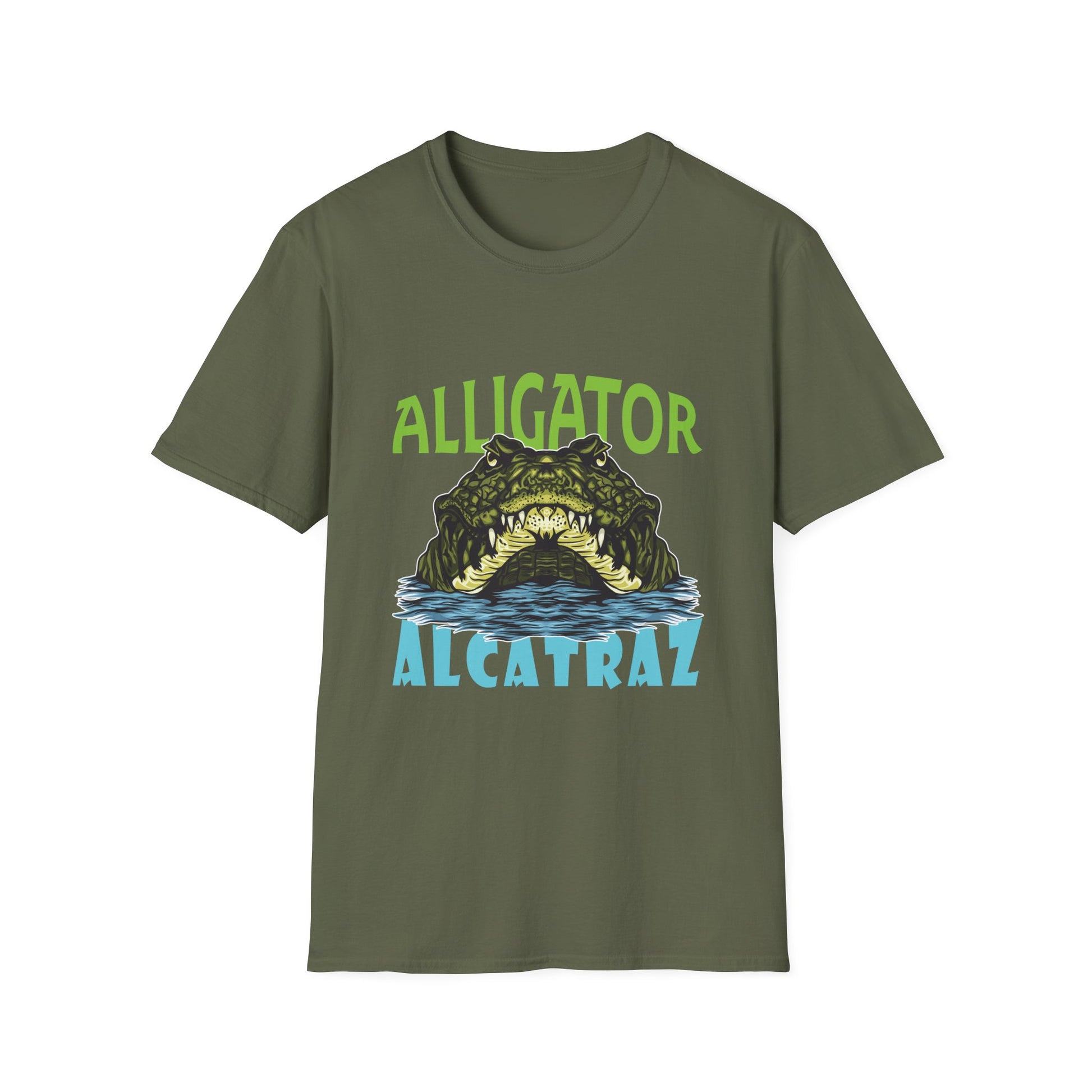 Alligator Alcatraz T-Shirt — Funny Gator Prison Graphic Tee