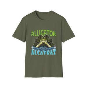Alligator Alcatraz T-Shirt — Funny Gator Prison Graphic Tee