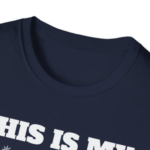 This Is My Christmas Pajama Shirt T‑Shirt — Funny Frog Santa Holiday Tee
