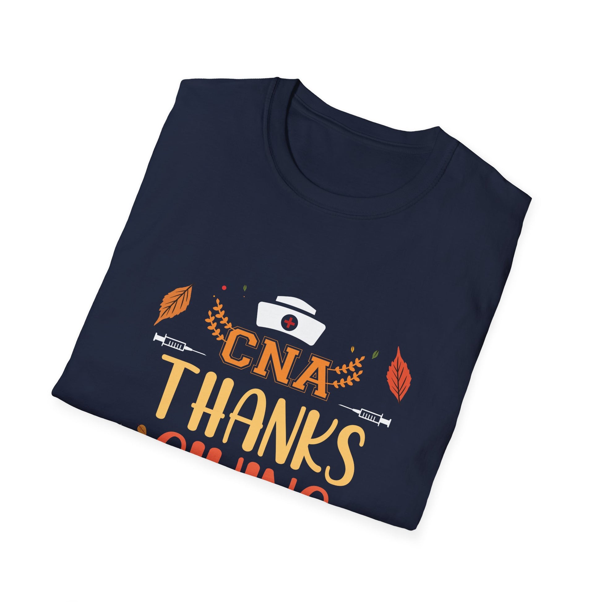 CNA Thanksgiving Crew T-Shirt — Nurse Thanksgiving Fall Graphic Tee  Unisex T-Shirt