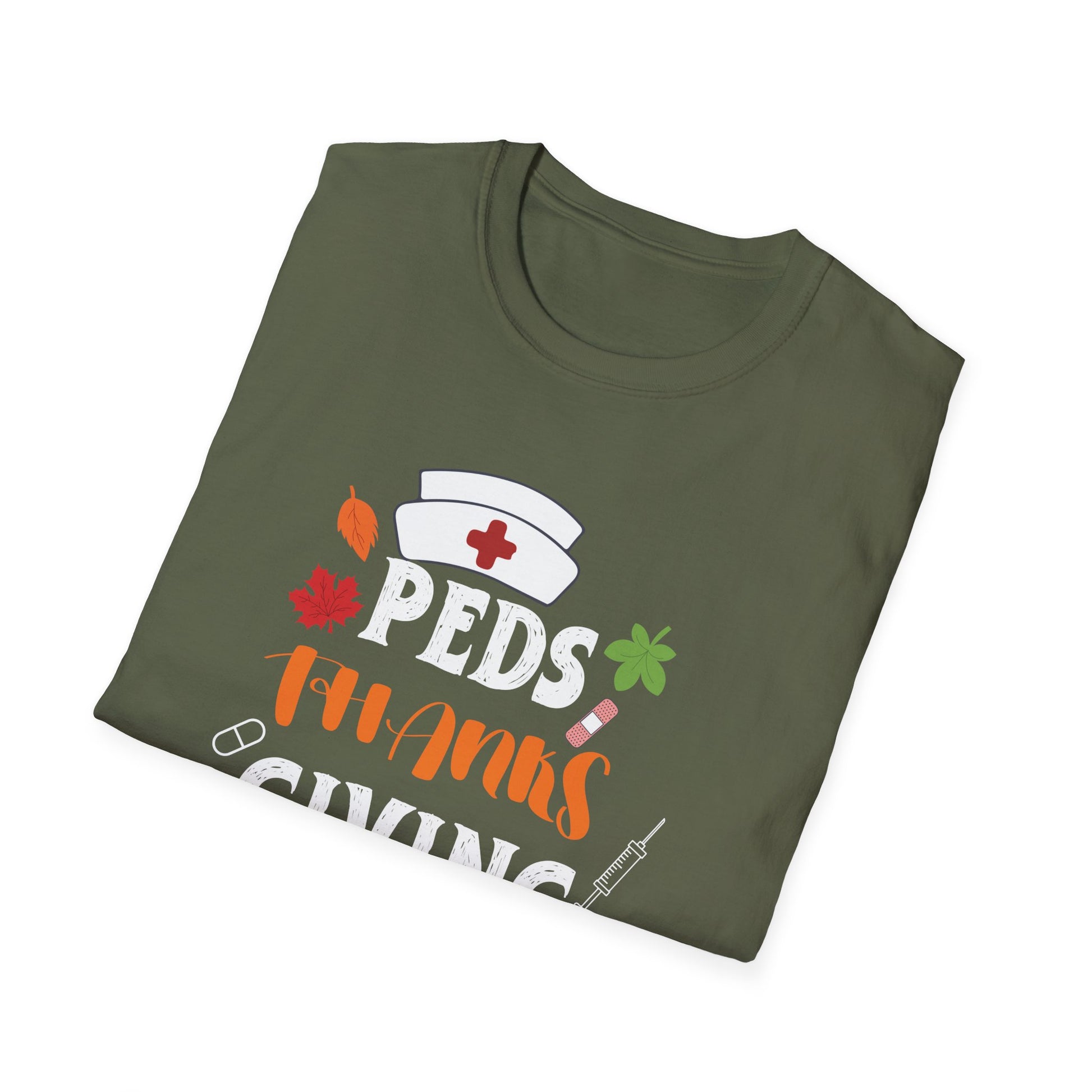 Peds Nursing Thanksgiving Crew T-Shirt