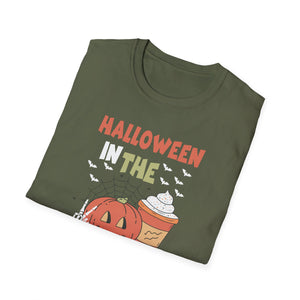 Halloween In The Classroom Teacher Coffee Halloween Costume T-Shirt Unisex Softstyle T-Shirt