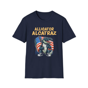 Alligator Alcatraz T-Shirt — Patriotic Gator Graphic Tee