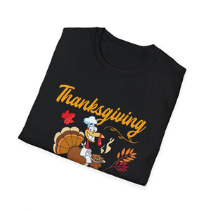 Thanksgiving Cooking Team T-Shirt – Funny Turkey Chef Holiday Tee  Unisex T-Shirt