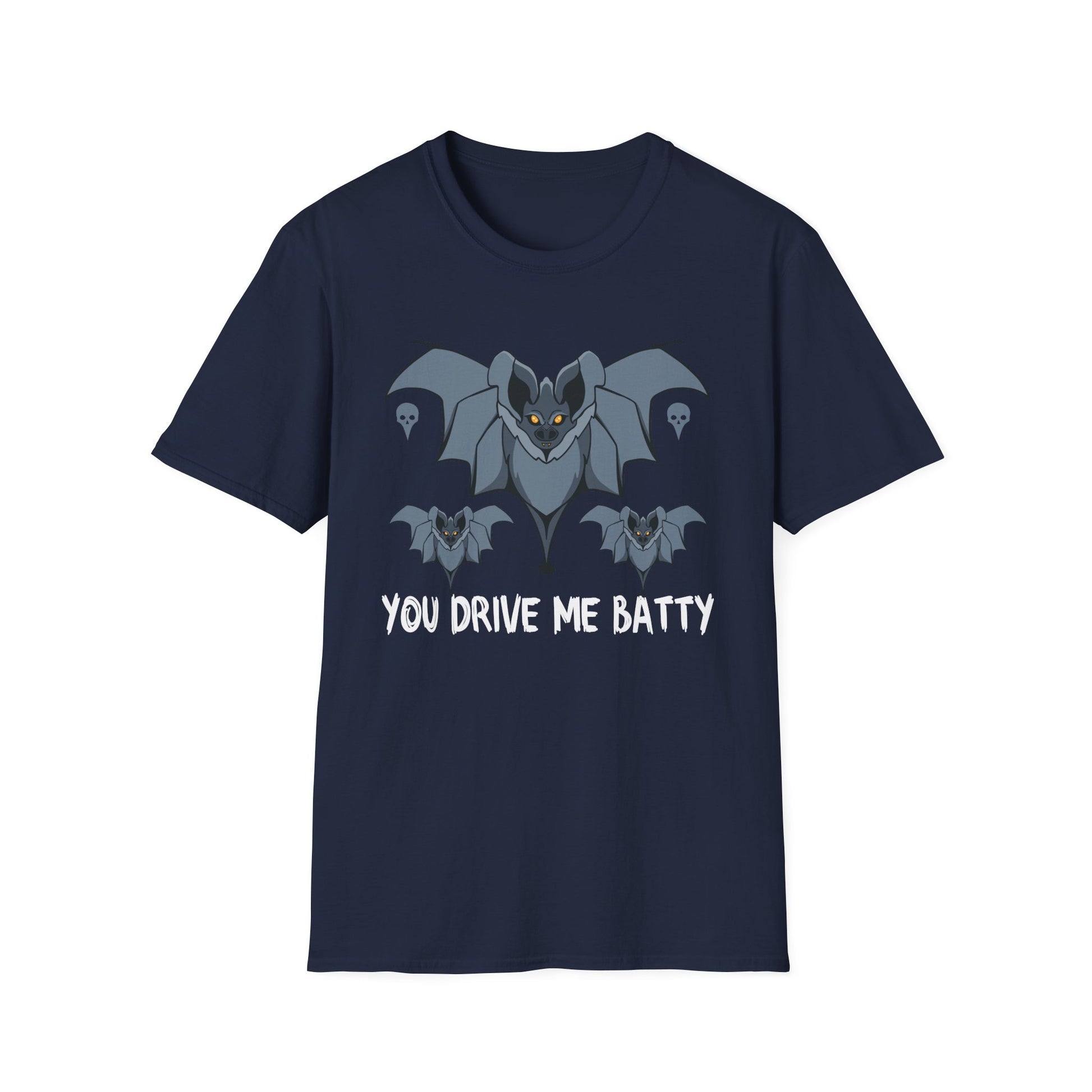 Bat Graphic T‑Shirt — "You Drive Me Batty" Halloween Tee