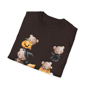 Bear Halloween Costume Bear Halloween T-Shirt Unisex Softstyle T-Shirt