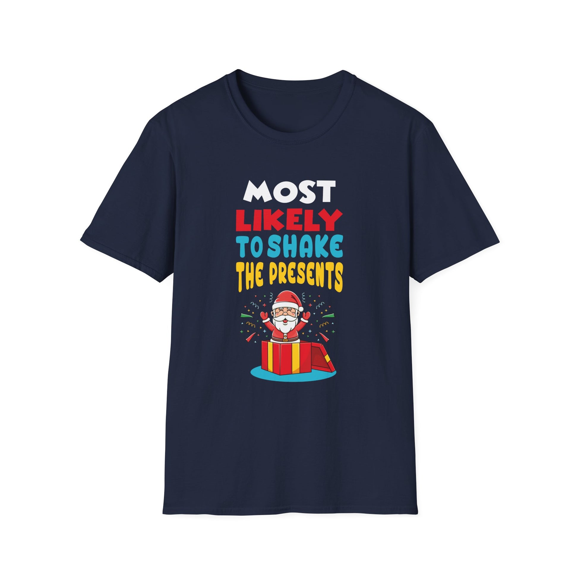 Most Likely To Shake The Presents Funny Christmas Family T-Shirt