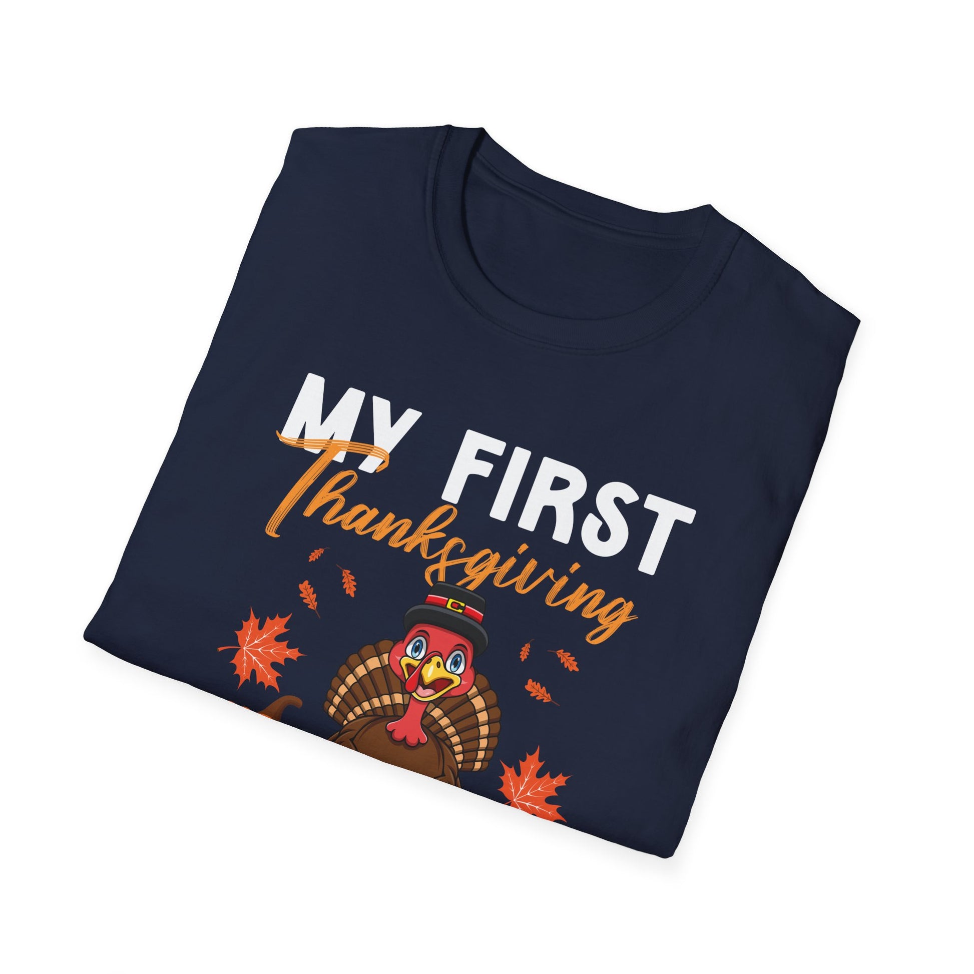 Thanksgiving T-Shirt for Grandma - My First Thanksgiving Design  Unisex T-Shirt