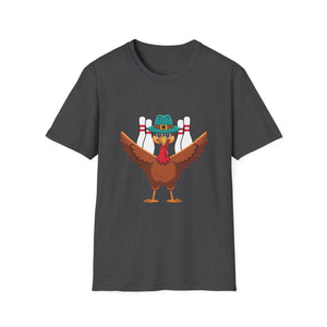 Thanksgiving Bowling Turkey T-Shirt