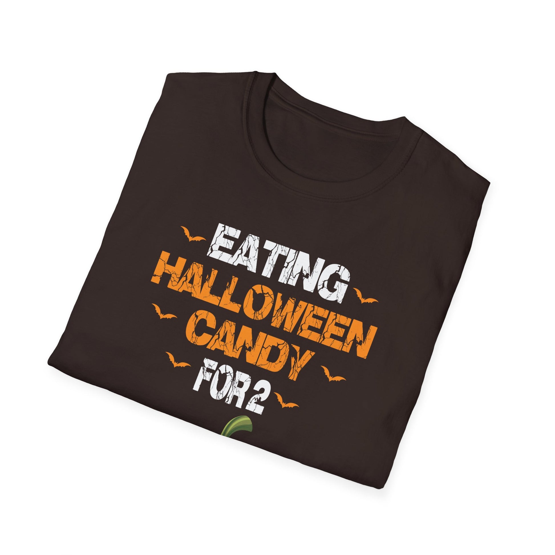 Halloween Candy Pumpkin T-Shirt — 'Eating Halloween Candy for 2' Maternity Tee