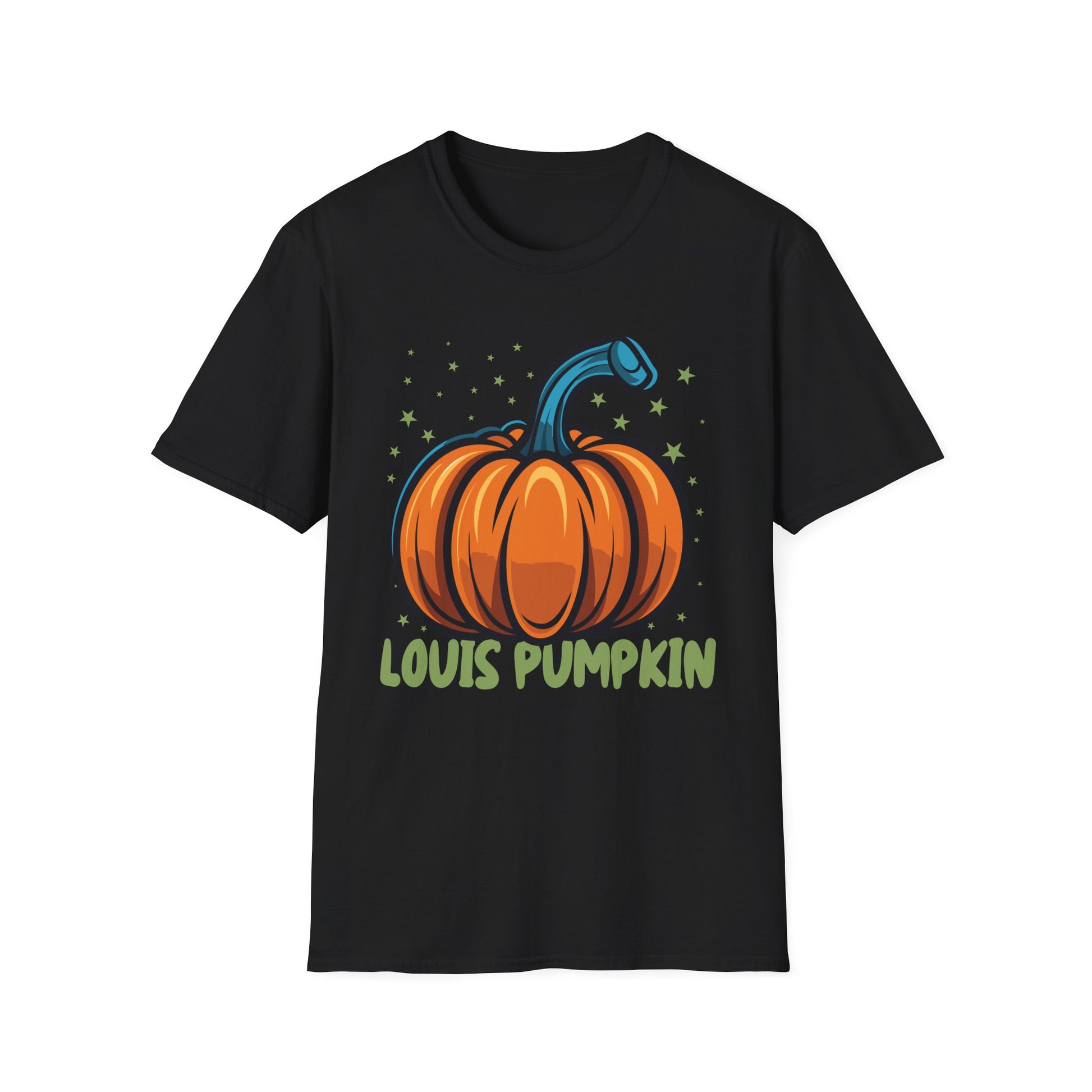 Louis Pumpkin T-Shirt — Cute Halloween Pumpkin Graphic Tee