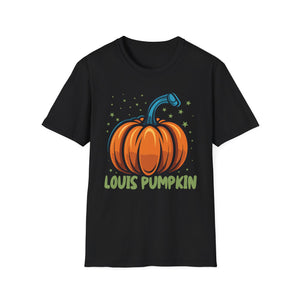 Louis Pumpkin T-Shirt — Cute Halloween Pumpkin Graphic Tee