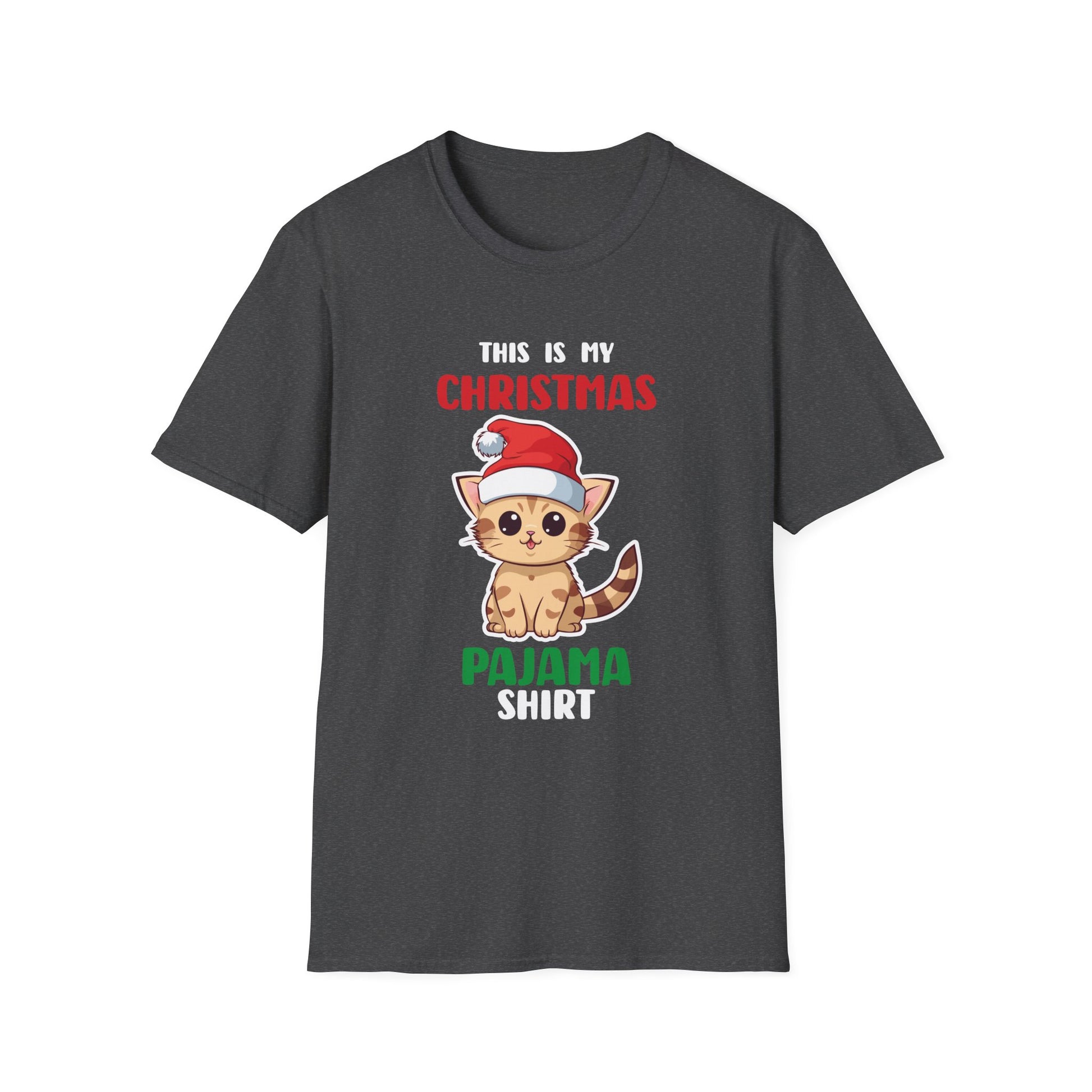 Cat Lover This Is My Christmas Pajama Shirt Christmas Unisex T-Shirt