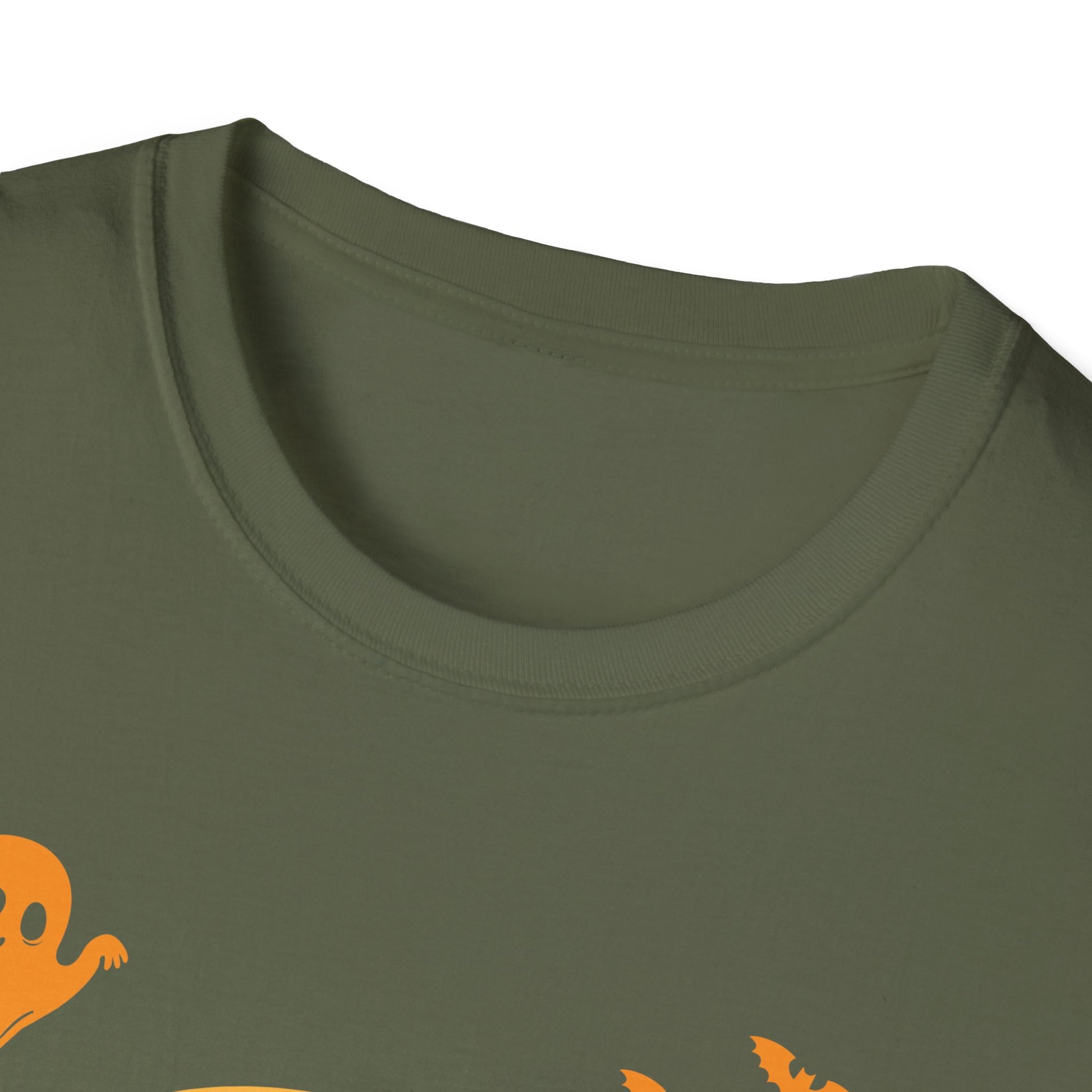 Halloween Corgi Moon T-Shirt — Spooky Pumpkin Night Tee with Bats & Ghost