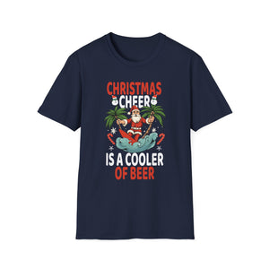 Christmas Cheer Is A Cooler Of B for Sommer Christmas Unisex T-Shirt