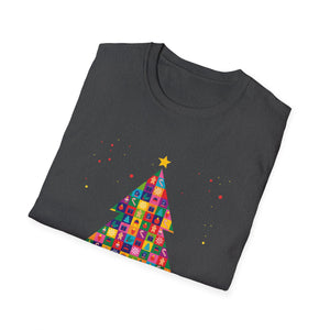 Autism Christmas Tree Autism Christmas Unisex T-Shirt