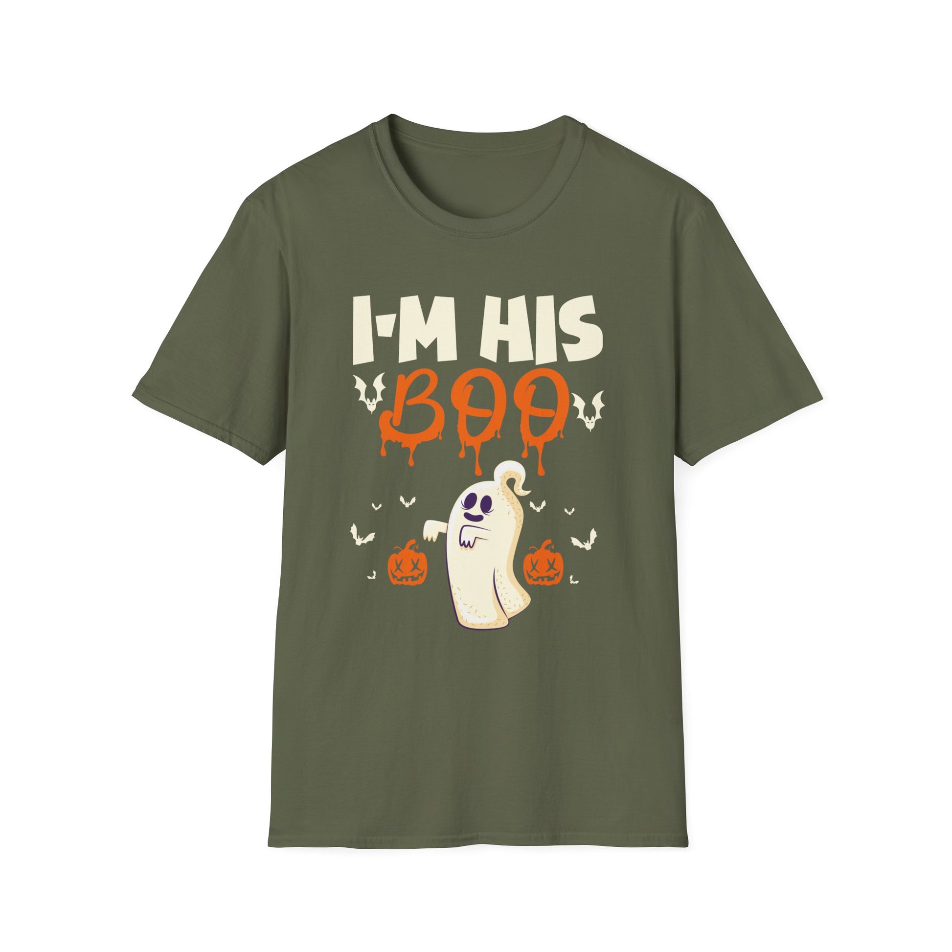 'M His Boo - Halloween Costume - Halloween TeeUnisex Softstyle T-Shirt