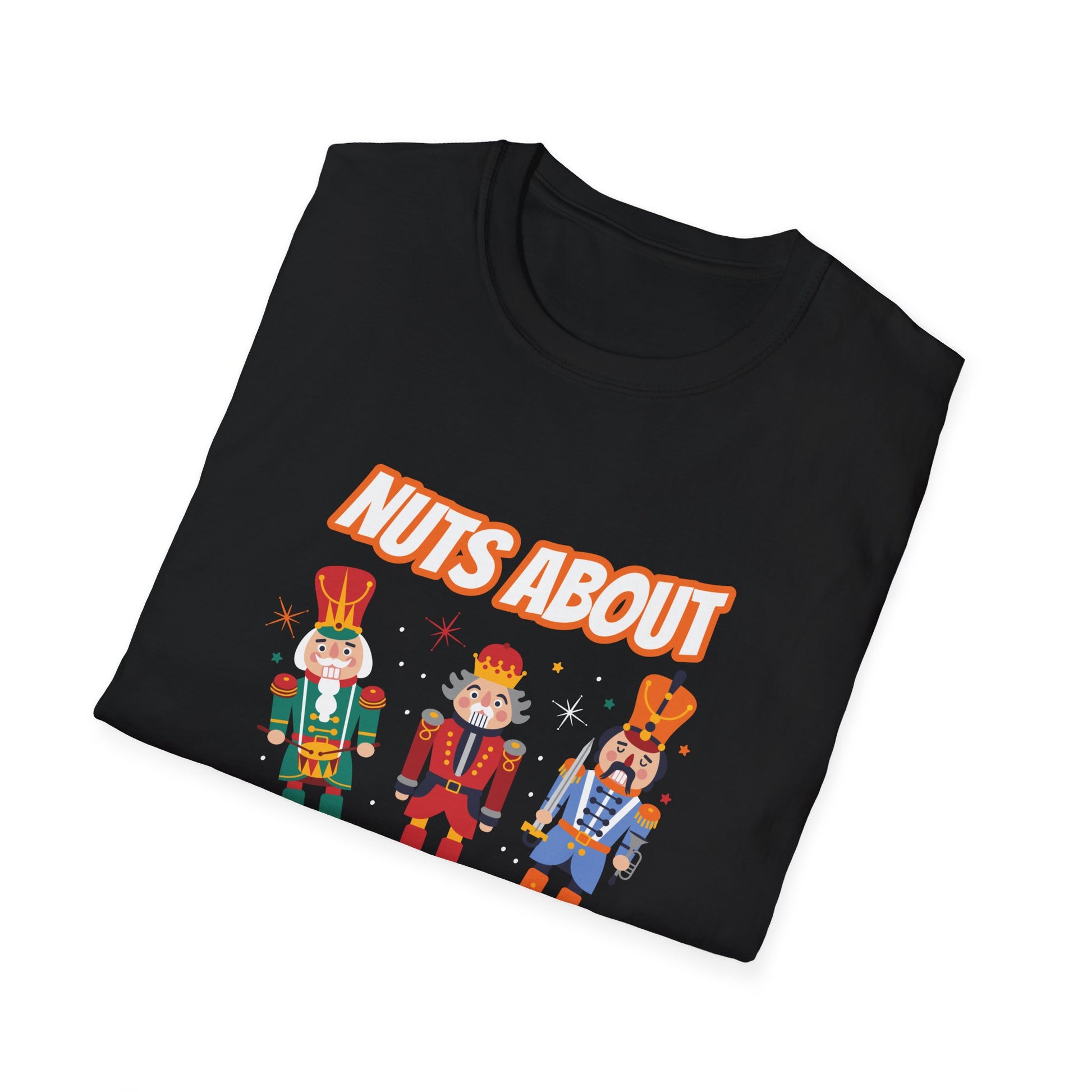 Christmas Nutcracker T-Shirt — "Nuts About Christmas" Holiday Tee