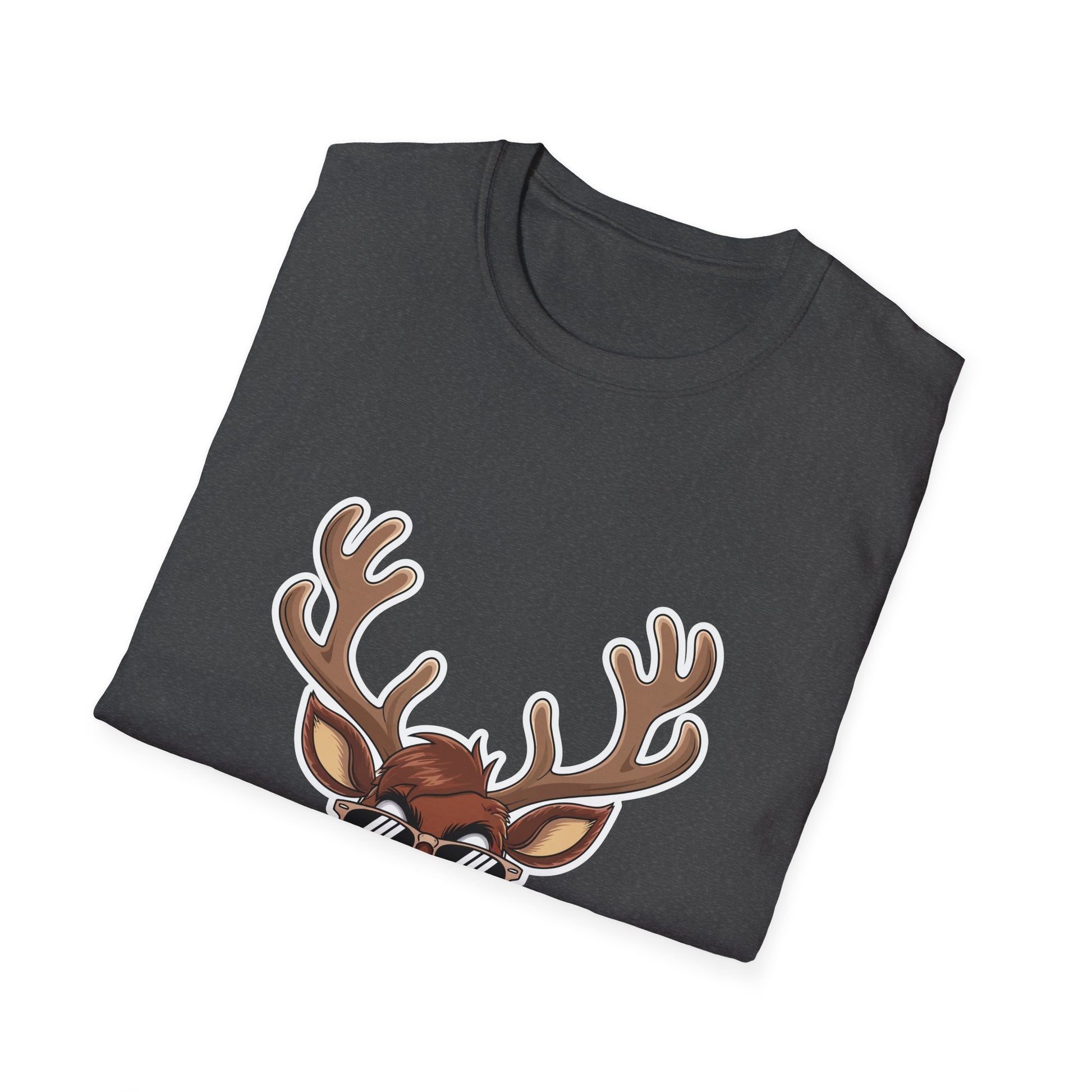 Reindeer Sunglasses T-Shirt — Cool Rudolph Christmas Tee