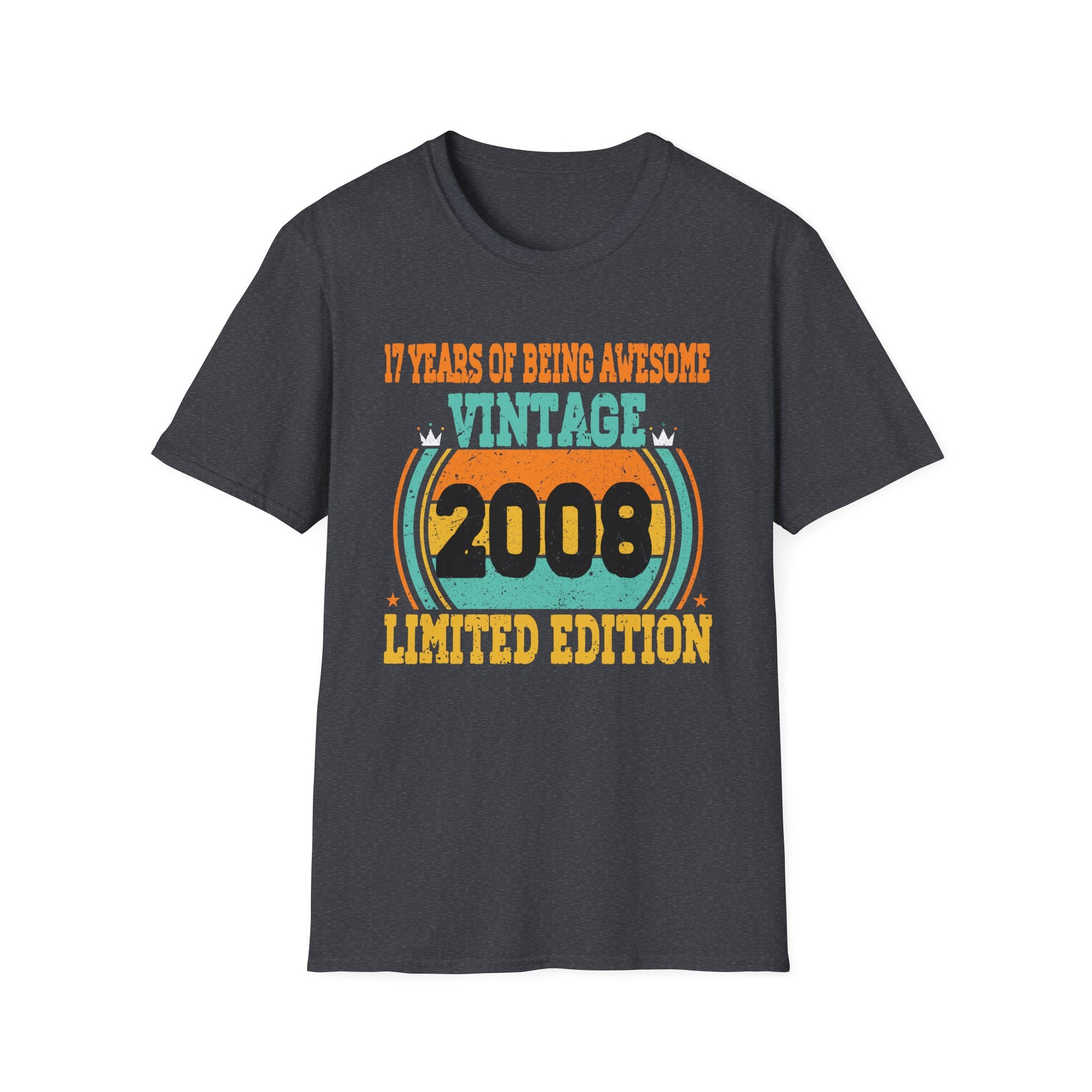 17 Year Old Gifts Vintage 2008 Limited Edition 17th Birthday Unisex T-Shirt